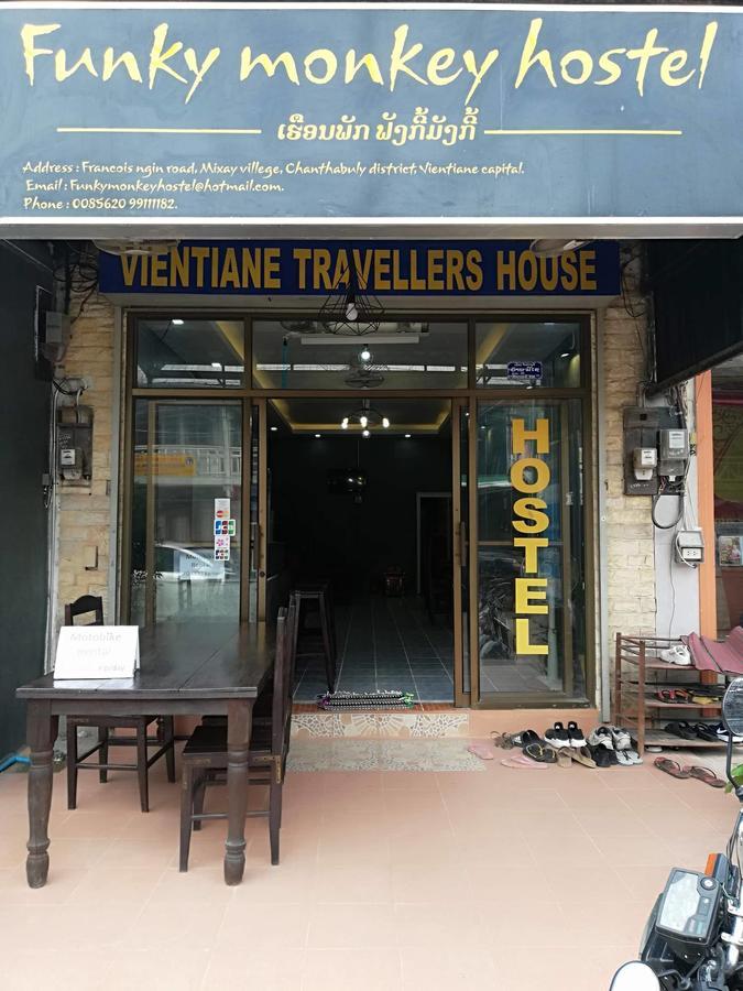Funky Monkey Hostel Viêng Chăn Ngoại thất bức ảnh